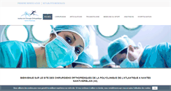 Desktop Screenshot of chirurgie-orthopedique-nantes.fr